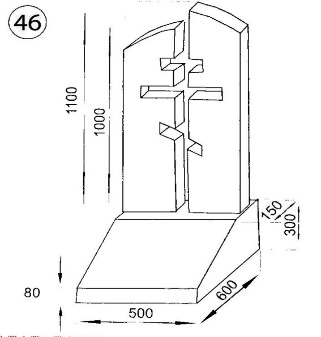 Чертеж памятника